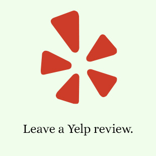 Leave a Yelp review button